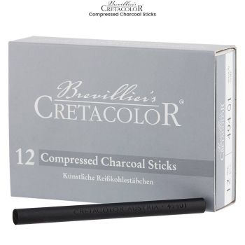 Compressed Charcoal Soft Sticks Soft, Box 12, 49401