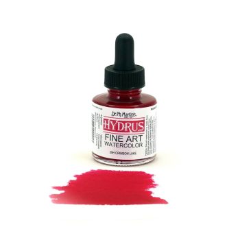 Dr. Ph. Martin's Hydrus Watercolor 1 oz Bottle - Crimson Lake