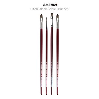 Da Vinci Fitch Black Sable Brushes
