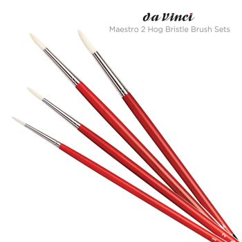 Da Vinci Maestro 2 Hog Bristle Brush Sets 