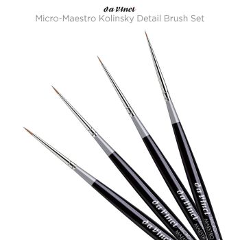 Da Vinci Micro-Maestro Kolinsky Detail Brush Set