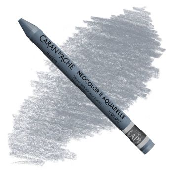 Caran d'Ache Neocolor II Water-Soluble Wax Pastels - Dark Grey, No. 007