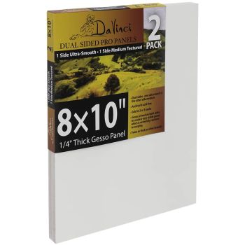 Davinci Pro Panel 6mm Dual Texture Panel 8X10" 2-Pack