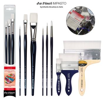 da Vinci Impasto Synthetic Brushes & Sets