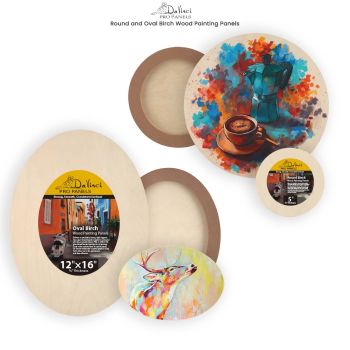 Da Vinci Pro Round and Oval 3/4” Deep Birch Panels