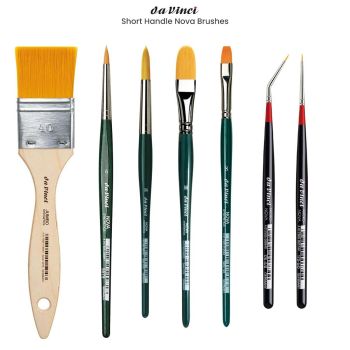 da Vinci Short Handle Nova Brushes