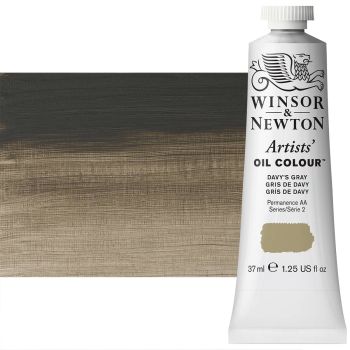 Winsor & Newton Artists' Oil - Davy's Grey, 37ml Tube
