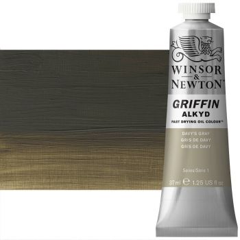 Griffin Alkyd Fast-Drying Oil Color 37 ml Tube - Davy's Grey 