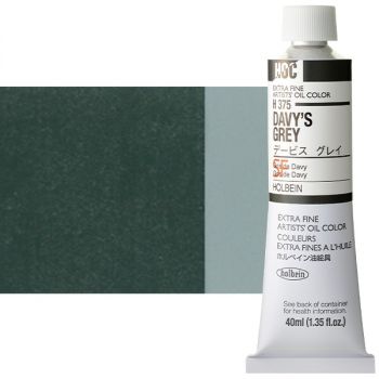 Holbein Extra-Fine Artists' Oil Color 40 ml Tube - Davy's Grey