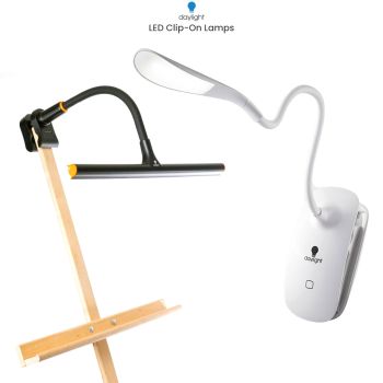 Daylight Smart Clip-On Lamp LED & Daylight Go Portable Easel Lamp