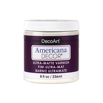 DecoArt Americana Ultra Matte Varnish Clear 8oz