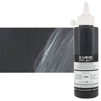 Cryl Liquid Acrylics Deep Black 250ml