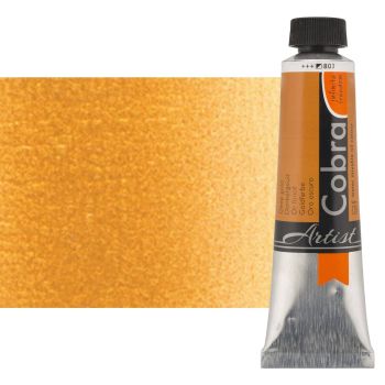 Cobra Water-Mixable Oil Color 40ml Tube - Deep Gold
