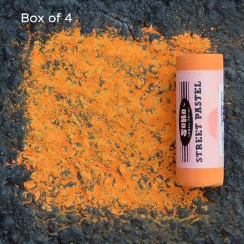 Box of 4 Soho Jumbo Street Pastels Deep Golden Yellow