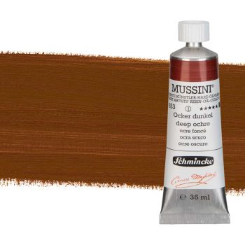 Schmincke Mussini Oil Color 35ml Tube - Deep Ochre