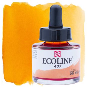Ecoline Liquid Watercolor 30ml Pipette Jar Deep Ochre