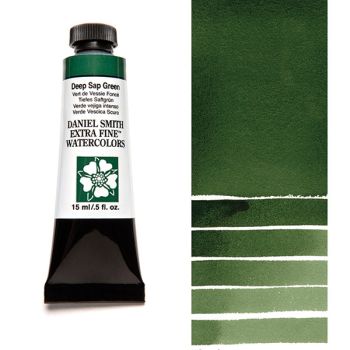 Daniel Smith Extra Fine Watercolor - Deep Sap Green, 15 ml Tube