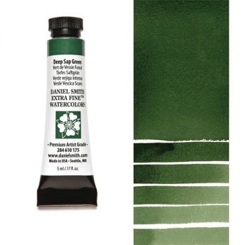 Daniel Smith Extra Fine Watercolors - Deep Sap Green, 5 ml Tube