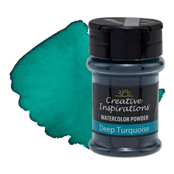 Creative Inspirations Watercolor Powder - Deep Turquoise, 38 grams