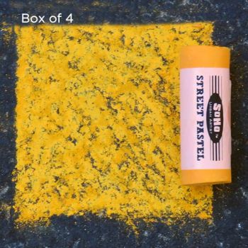 Box of 4 Soho Jumbo Street Pastels Deep Yellow