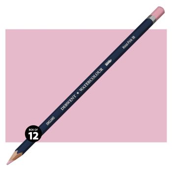 Derwent Watercolor Pencil Box of 12 No. 18 - Rose Pink