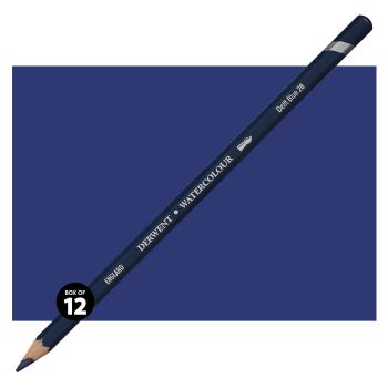 Derwent Watercolor Pencil Box of 12 No. 28 - Delft Blue