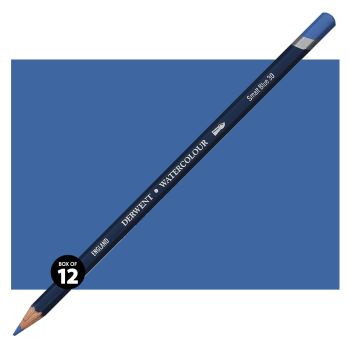 Derwent Watercolor Pencil Box of 12 No. 30 - Smalt Blue