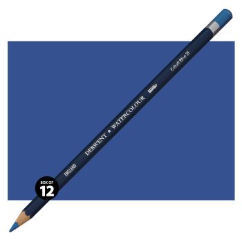 Derwent Watercolor Pencil Box of 12 No. 31 - Cobalt Blue