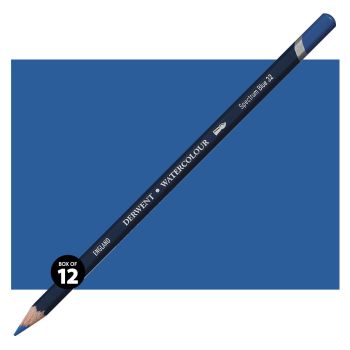 Derwent Watercolor Pencil Box of 12 No. 32 - Spectrum Blue