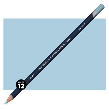 Derwent Watercolor Pencil Box of 12 No. 34 - Sky Blue