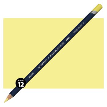 Derwent Watercolor Pencil Box of 12 No. 04 - Primrose Yellow