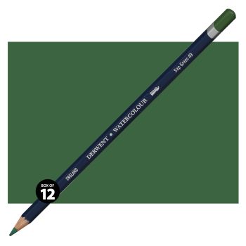 Derwent Watercolor Pencil Box of 12 No. 49 - Sap Green