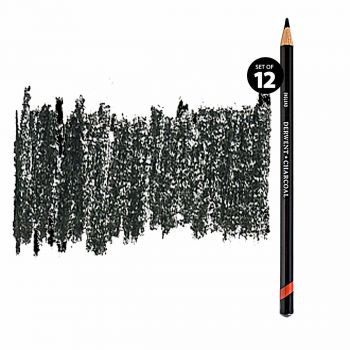 Derwent Charcoal Pencils - Medium (Set of 12)