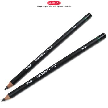 Derwent Onyx Super Dark Graphite Pencils