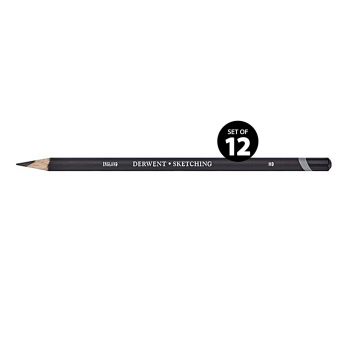 Derwent Sketching Pencils - HB (Light) - Set of 12