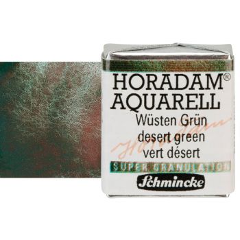 Schmincke Horadam Watercolor Desert Green Half-Pan