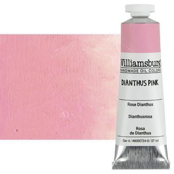 Williamsburg Handmade Oil Paint - Dianthus Pink, 37ml Tube