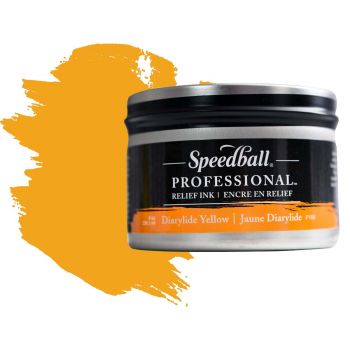 Speedball Professional Relief Ink - Diarylide Yellow 8oz