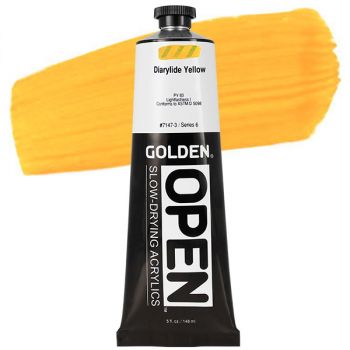 GOLDEN Open Acrylic Paints Diarylide Yellow 5 oz