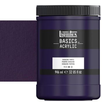 Liquitex Basics Acrylic Paint Dioxazine Purple 32oz