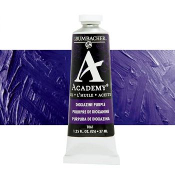 Grumbacher Academy Oil Color 37 ml Tube - Dioxazine Purple