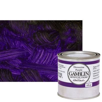 Gamblin Artist's Oil Color 8 oz Can - Dioxazine Purple