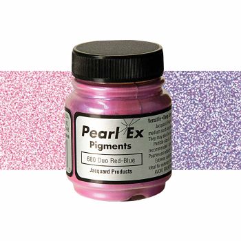 Jacquard Pearl-Ex Powder Pigment 1/2 oz Jar Duo Red-Blue