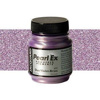 Jacquard Pearl-Ex Powder Pigment 1/2 oz Jar Violet-Brass