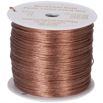 Durocoat Gold Plastic Coated Picture Wire #2