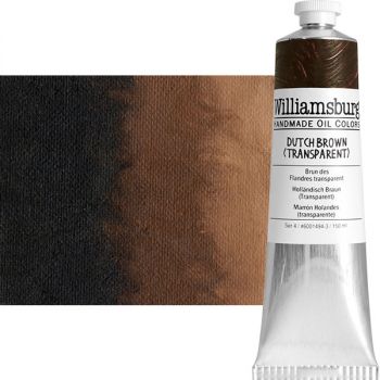 Williamsburg Handmade Oil Paint - Dutch Brown Transparent, 150ml Tube