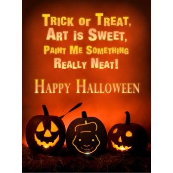 Halloween Art eGift Card - Jack O&#39; Lanterns - electronic gift card eGift Card