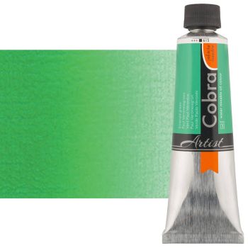 Cobra Water-Mixable Oil Color 150ml Tube - Emerald Green