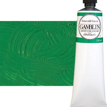 Gamblin Artists Oil - Emerald Green, 150ml Tube