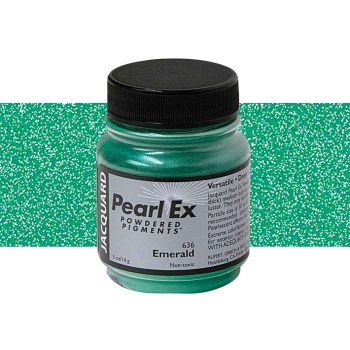 Jacquard Pearl-Ex Powder Pigment 1/2 oz Jar Emerald